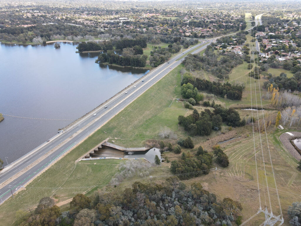 Lake Ginninderra Spillway