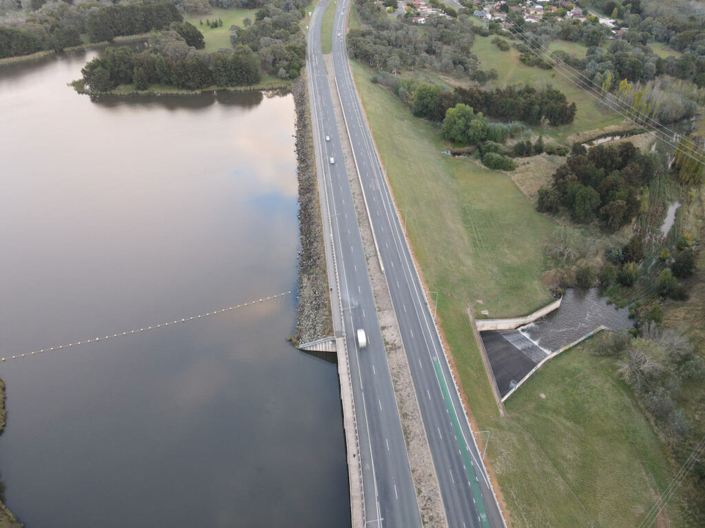 Lake Ginninderra Spillway